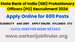 Apply for SBI PO 2024