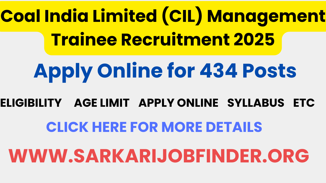 CIL Management Trainee Recruitment 2025