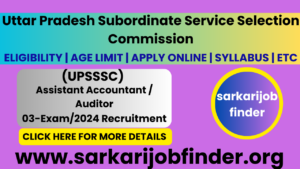 UPSSSC 2024: Apply Now for 1829 Assistant Accountant and Auditor Posts