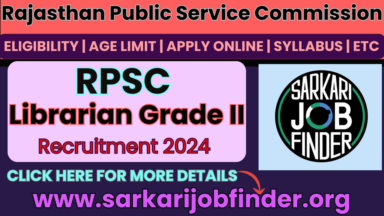 Rajasthan RPSC Librarian Exam 2025